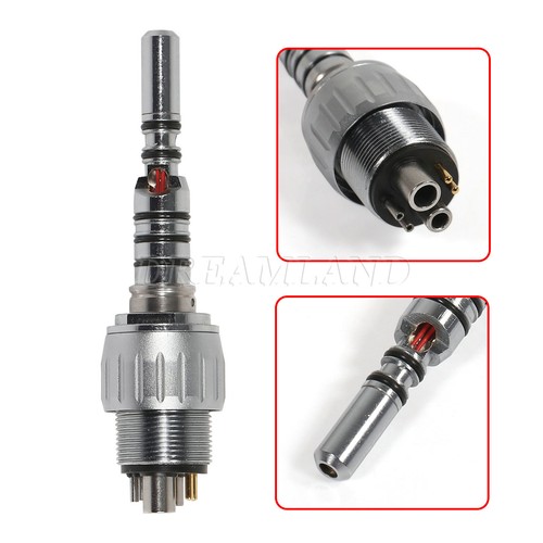 Dental High Speed Handpiece Fiber Optic For KAV MULTIflex Coupler 4 6 Hole - Picture 10 of 17