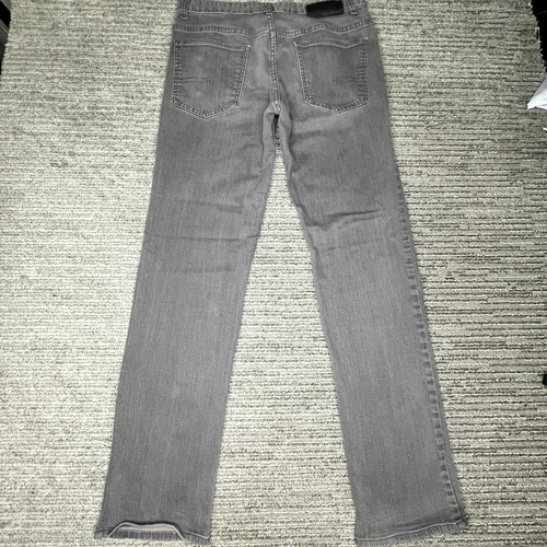Calvin Klein Size 34 Mens Jeans Straight Mid Rise Gray Denim - Picture 6 of 13