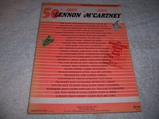 50 by John Lennon  Paul McCartney pb Beatles piano vocal score songbook music