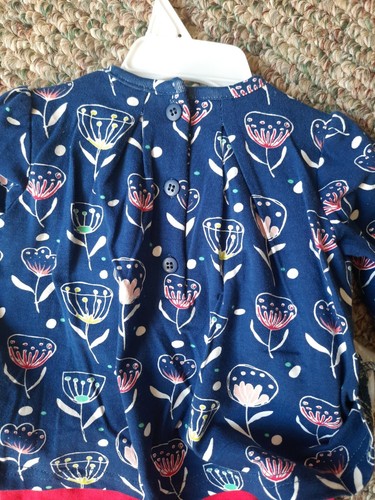 Le Top Set 1 Pezzo Bambina Che Sembra 2 Pezzi Taglia 6 Mesi "NUOVO" - Foto 4 di 5
