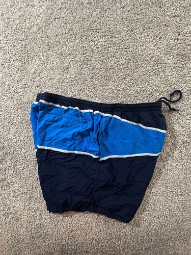 VINTAGE Pro Spirit Swim Trunks Shorts Mens XL 90s Color Block Retro Mesh Lined - Picture 10 of 10