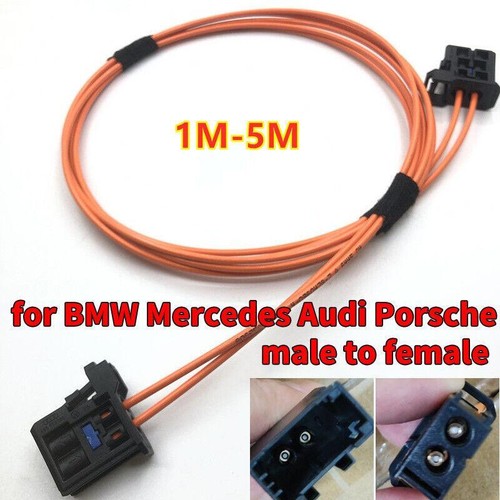 1M-5M fiber optic optical cable male to female for BMW Mercedes Audi Porsche - Bild 1 von 9