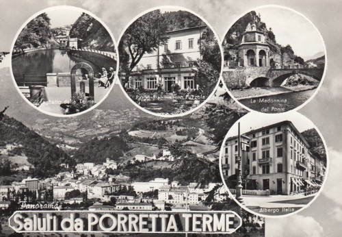 Carte Postale Ancienne – Bologne Porretta Bagni – Originale Vintage – VK3276