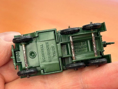 Moko Matchbox Lesney #64a Army Scammell Breakdown Truck VNMint no box - Bild 6 von 6
