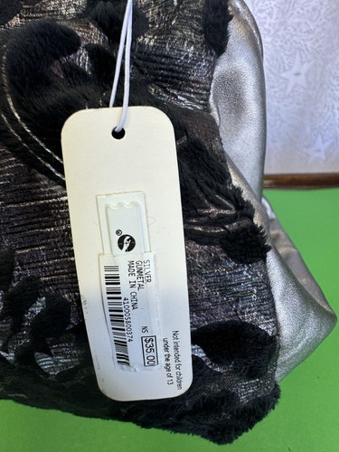 CHARMING CHARLIE ADORABLE GRAY AND BLACK HANDBAG OR CROSSBODY / SM TO MED / NEW - Picture 12 of 22