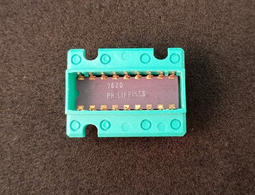 Vintage Intel C8008 CPU (Früheste Version, nicht C8008-1) Gold Lila Keramik NOS - Bild 5 von 10