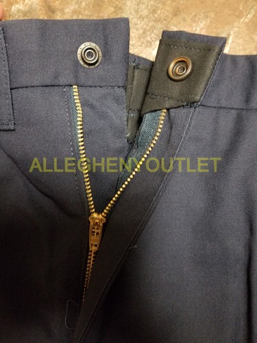 US Military DSCP Quarterdeck Navy Poly Cotton Mens 38R/32 Utility Work Pants NEW - Picture 9 of 12