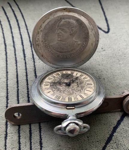 Pocket Watch MOLNIYA Marshal Georgy Zhukov 50 years Victory 1945-1995/Molnija - Picture 4 of 17