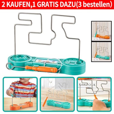 Elektrisches Labyrinth-Spiel-Set, ''Dont Buzz The Wire-Game-Spielzeug Weihnachten