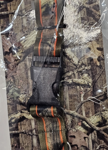 Mossy Oak Lanyard With ID Holder Camo with thin Orange Stripe - NIP - Picture 5 of 5