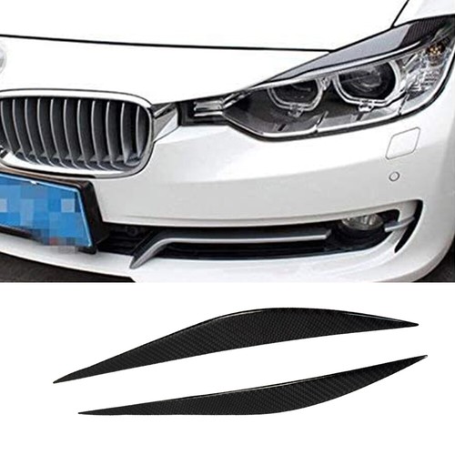 For BMW 3 Series 2013-2019 Headlight Eye Lid Eyebrow Cover Trim Waterproof - Picture 8 of 12