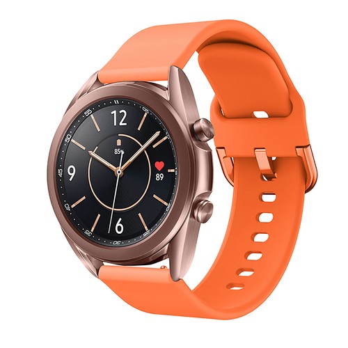Silicone Wristwatch Strap Watch Band Belt for 41mm/45mm Samsung Galaxy Watch3 - Picture 6 of 13