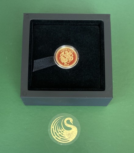 Perth Mint 2024 Australia Gold Sovereign Proof Very Low Serial No- 19 COA Signed - Picture 6 of 12