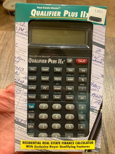 Real Estate Master Qualifier Plus 11X Calculator by Calculated Industries NIP - Picture 3 of 3