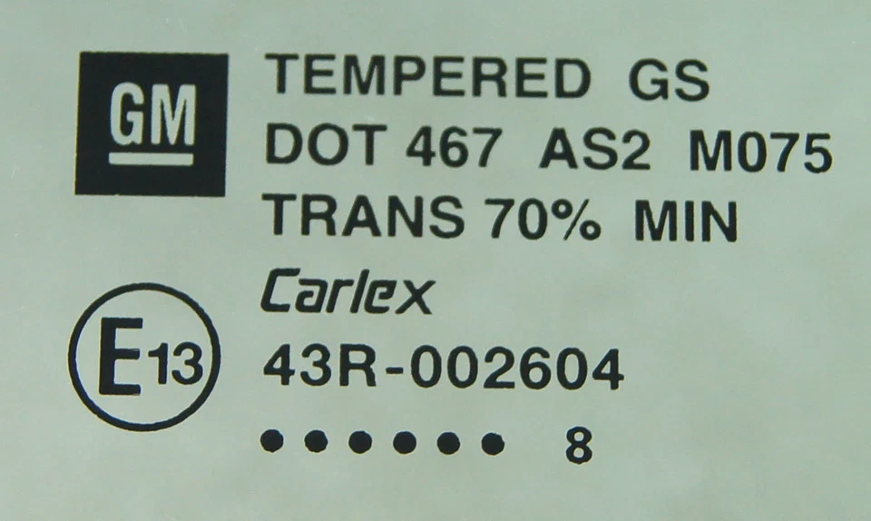 2003-09 Hummer H2 Rear Left LH Window Glass Non-Tinted New OEM 15101578 25913261 - Image 2 of 4