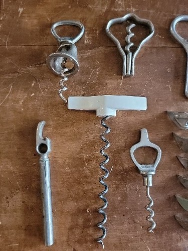Sammlung Vintage Barkeeper Stahl Flaschenöffner-Spinner-Korkenzieher-Werbung - Bild 6 von 8