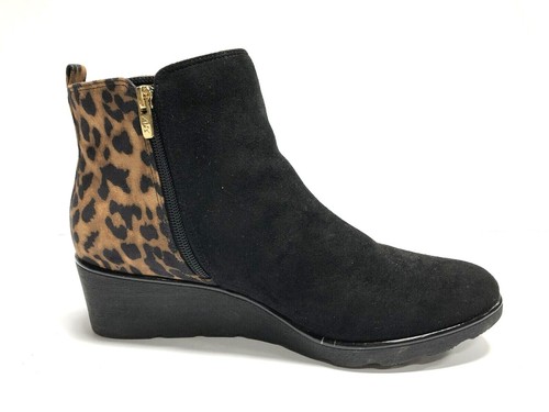 Anne Klein Baron Womens Zip Wedge Bootie Size 9.5M - Picture 2 of 6