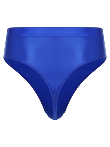 Men Shiny Oil Briefs Booty Shorts High Cut Thong Pouch Panties Bottoms AU - Picture 26 of 99