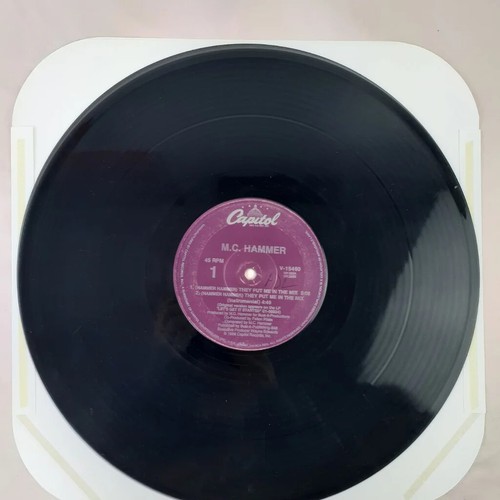 MC Hammer - They Put Me In The Mix / Cold Go M.C. Hammer Record LP Vinyl 90s Rap - Picture 3 of 7