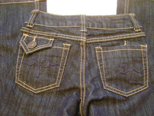 Girls GUESS Jeans Dark Blue Size 7 EUC Excellent Condition BTS - Picture 3 of 3