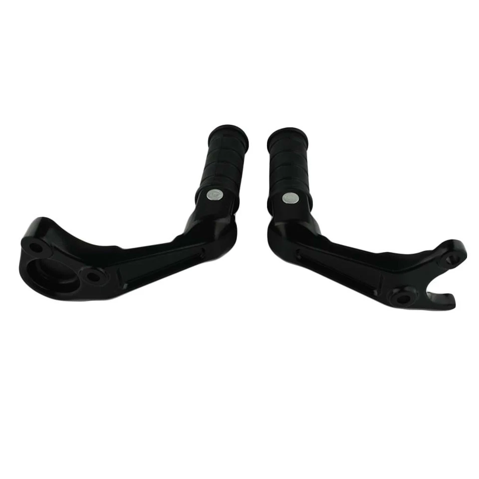 Par de estriberas negras para pasajero reposapiés soporte de montaje para Victory Octane 2017 Foto 4 de 4