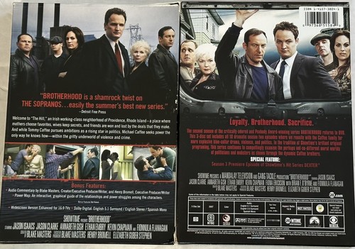 BROTHERHOOD : Complete Seasons 1 & 2; LN “OOP” DVD’s Free Shipping - Picture 2 of 2