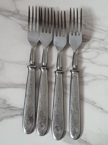 Juego de acero, URSS, Sovetsky, horquillas, cuchillos, vintage - Imagen 13 de 13