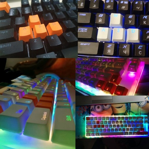 9 Keys PBT Backlit Keycaps WASD/ESC/Direction With Key Cap Puller For MX Switch - Picture 14 of 19