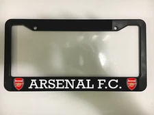 Arsenal F.C. Soccer club fútbol Football Black License Plate Frame