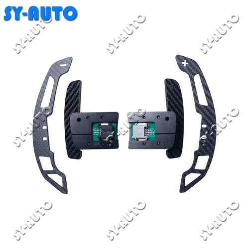 For 24+ Ford Mustang Magnetic Carbon Fiber Paddle Performance Extension Shifters - Picture 2 of 11
