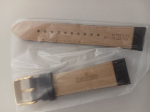 Original Orient Genuine Leather strap 21mm UL002011K0 for Bambino Open Heart - Picture 3 of 4