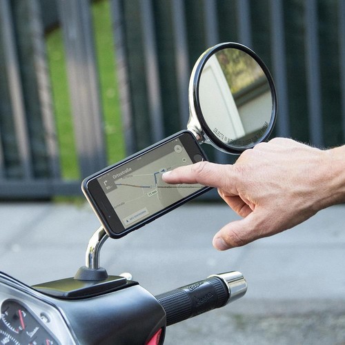 SP-Connect Motorcycle Mirror Mount Motorbike Phone Holder Clap Mount - Picture 7 of 12