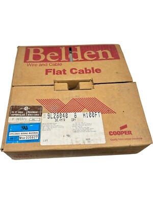 New Belden 9L28040 Flat Cable 100ft  Fast Shipping 