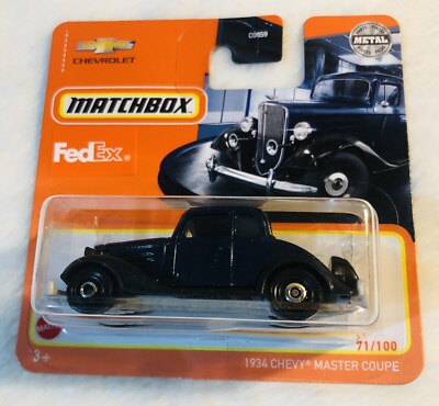 MATCHBOX ''1934 Chevy Master Coupe'' Chevrolet 71/100, Boxed Shipping