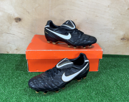 Nike Tiempo Legend III FG 366201-018 Elite Schwarz Schuhe Stollen Herren Fußball/Socc - Bild 5 von 12