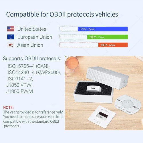 Vgate iCar3 Bluetooth WIFI OBD2 Code Reader Auto Diagnostic Tool For Android IOS - Picture 9 of 11