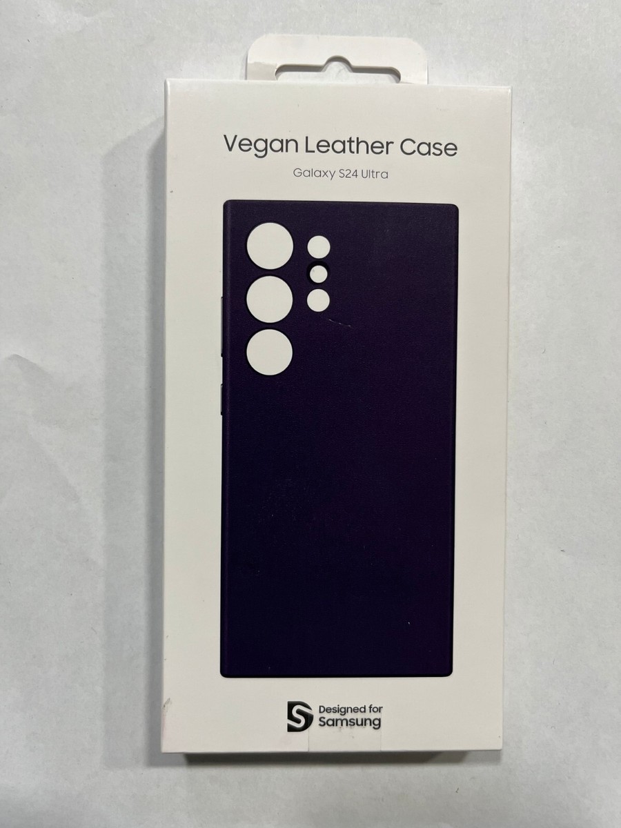 Galaxy S24 Vegan Leather Case ダークバイオレット Vegan Leather Case : r⁄S24Ultra