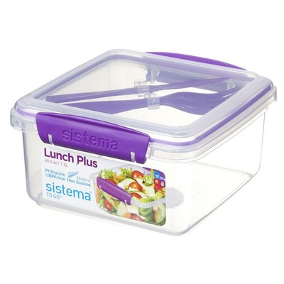 SISTEMA TO GO LUNCH BOX plus avec couverts 1.2 L Food Container-Assortiment Couleurs