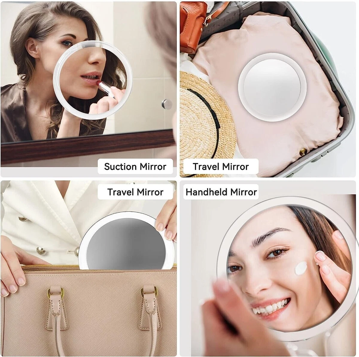 Magnifying Mirror 30X Magnifying Mirror Suction Cup Shower Mirror