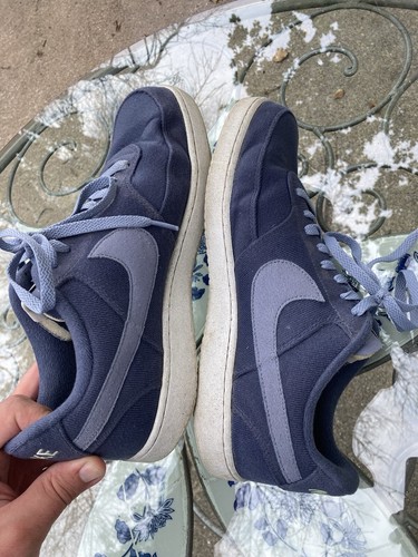 Nike Mens Court Vision Low NN DM0836-400 Blue Casual Shoes Sneakers Size 11 - Picture 8 of 10