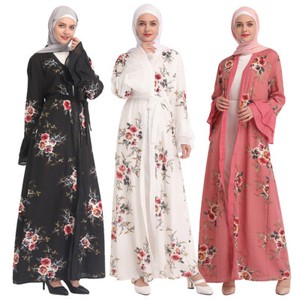 floral maxi cardigan