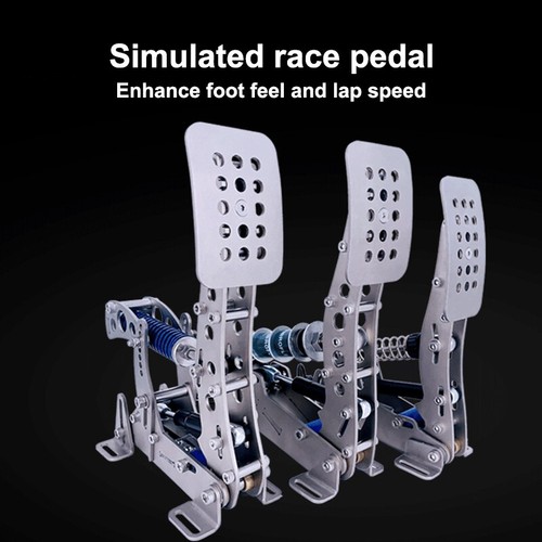 200KG Juego de Velocidad Acelerador Embrague Pedal Hidráulico Carreras Simulador Pedal - Imagen 1 de 15