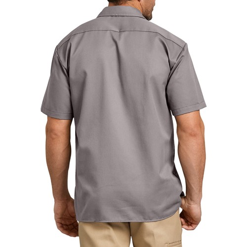Camisa de trabajo para hombre Dickies manga corta flexible ajuste original con botones 1574 - Imagen 11 de 56