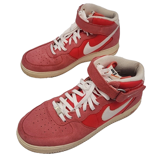Nike Air Force 1 Sneaker Schuh Fusion Rot Pink Größe 12 Mid-Top 2013 315123-604 - Bild 1 von 15