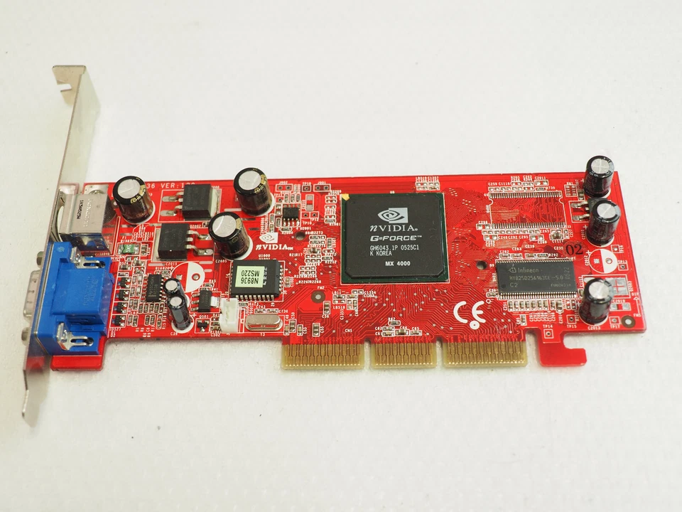 Tarjeta de gráficos MSI NVIDIA GeForce MX4000-T64 64 MB AGP Foto 2 de 4