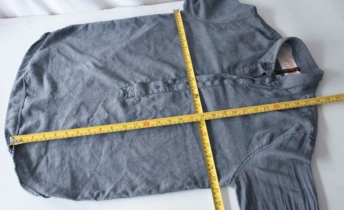 Nudie Jeans Shirt Gray Flannel Size M **30Dg0129a5 - Picture 5 of 7