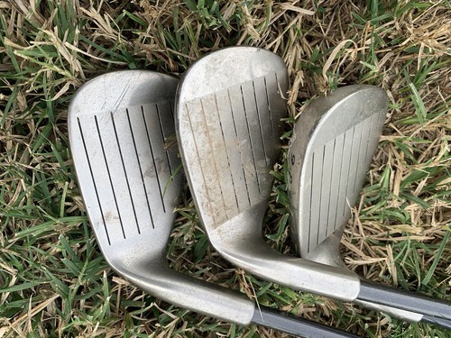 3 TAYLOR MADE Burner Youth Irons 5-6 / 7-8 / 9-P Bubble K-40 Graphic Shafts RH - Picture 6 of 12