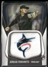 2020 Topps #JJSP-JY Jordan Yamamoto Jumbo Jersey Sleeve Patch