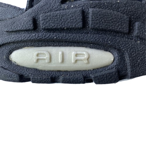 Vintage Y2K Nike Air Deschutz Damengröße 9 schwarze Sandalen 1999 mit Karton " - Bild 8 von 12