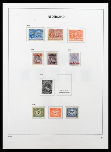 Lote 37713 Colección de sellos bien rellenos Países Bajos 1864-1980 en álbum Davo. - Imagen 7 de 10